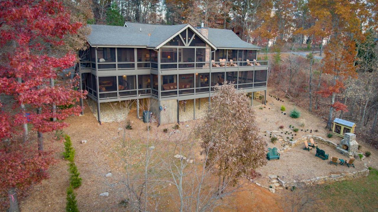 Eagles Crest - Long Range Layered Mountain Views In Peaceful Neighborhood! Vila Mineral Bluff Exterior foto