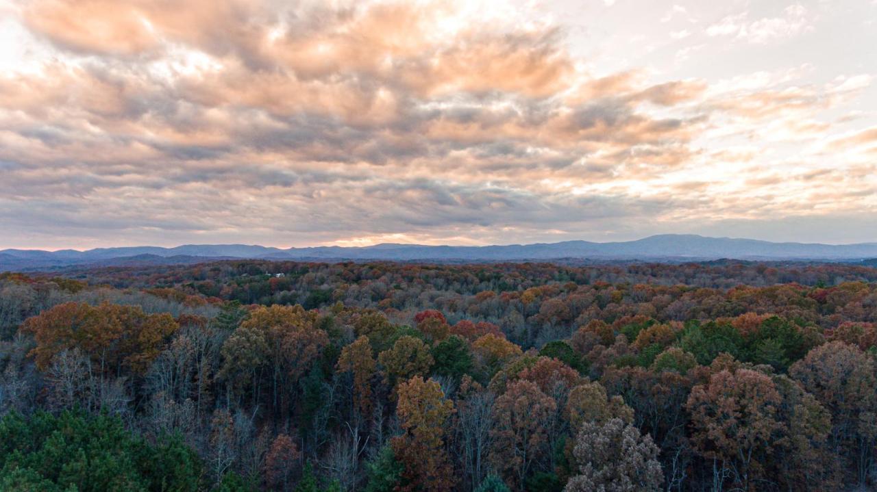 Eagles Crest - Long Range Layered Mountain Views In Peaceful Neighborhood! Vila Mineral Bluff Exterior foto