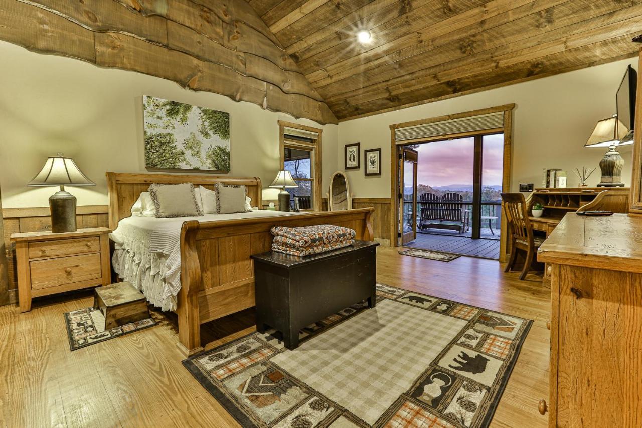 Eagles Crest - Long Range Layered Mountain Views In Peaceful Neighborhood! Vila Mineral Bluff Exterior foto